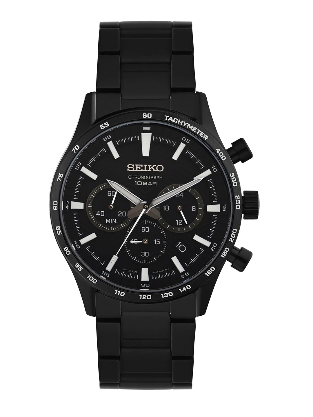 

Seiko SEIKO Watch Chronograph Black SSB415P1 Men s