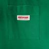 MIKIHOUSE Rückseitiges Logo Kurzarm Henry-Kragen T-Shirt M grün Herren Gebraucht
