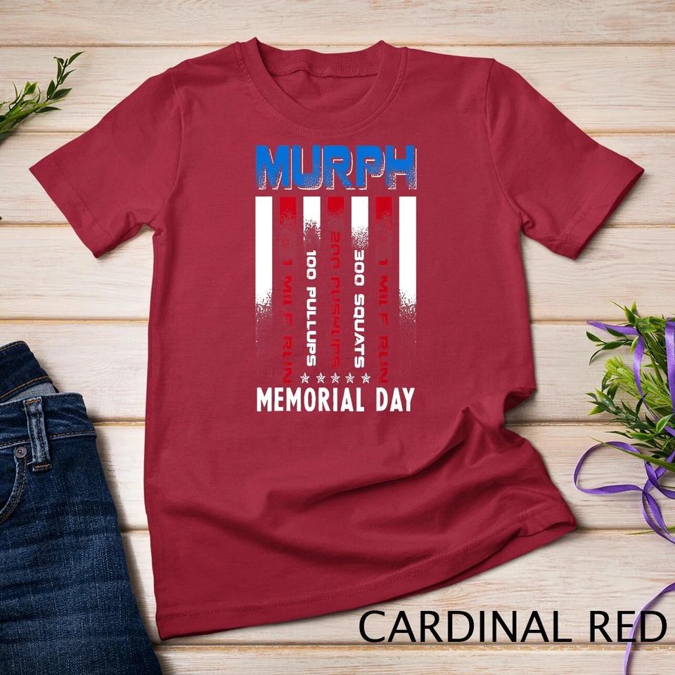 Memorial Day Murph T-Shirt Workout T-Shirt Unisex T-shirt 3 S