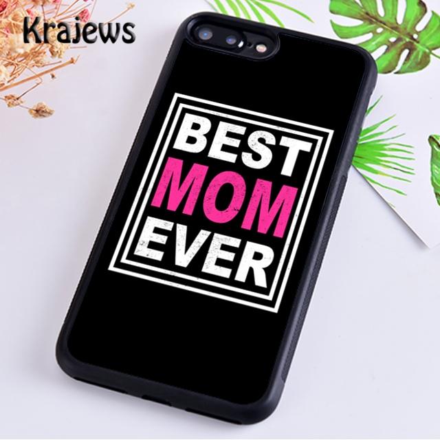 Krajews Cele mai bune citate pentru mamă Husa moale de telefon Pentru iPhone 14 5 6s 7 8 plus XR XS 11 12 13 pro max Samsung S21 S22ultra Plus