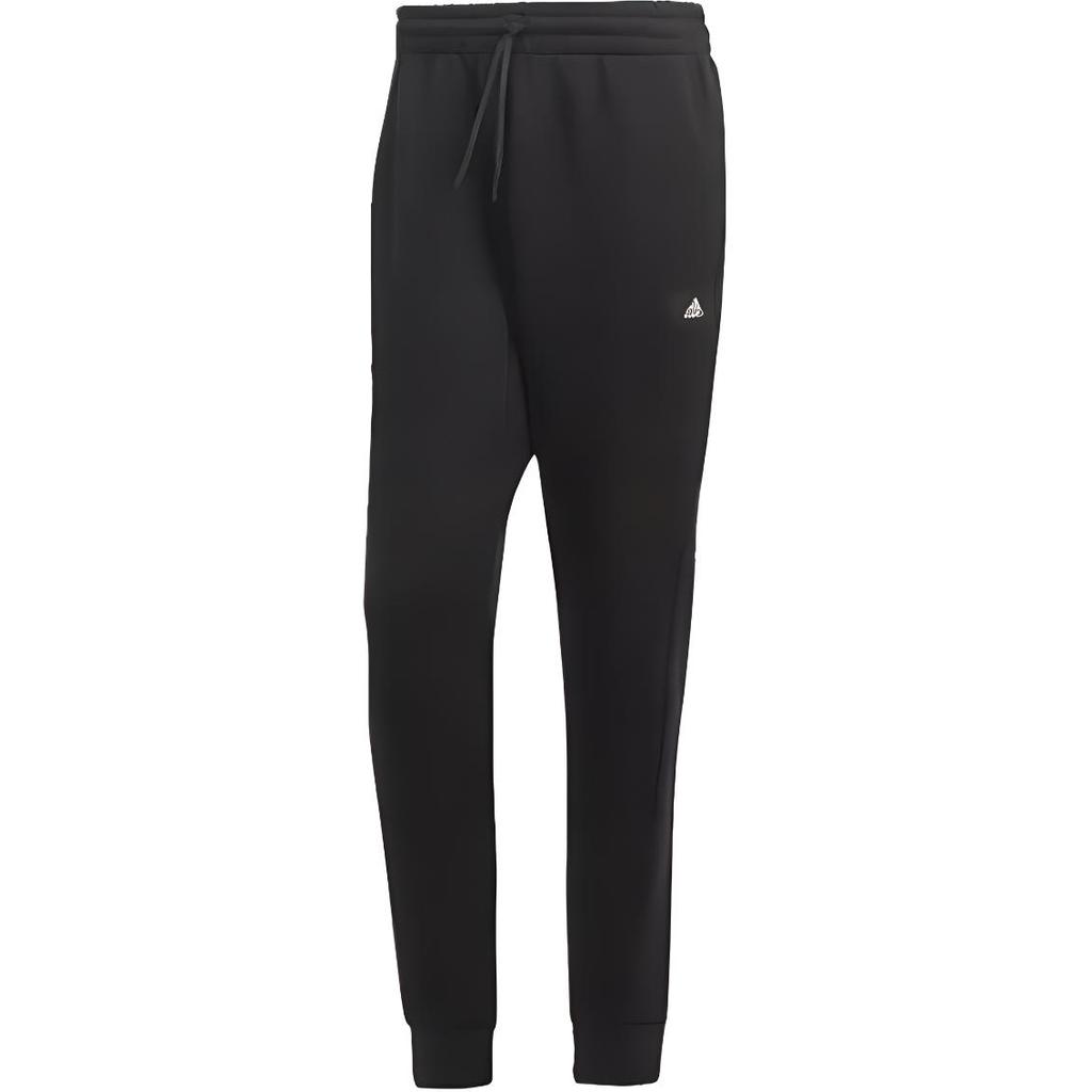 Adidas Three Stripe Color Block Drawstring Cuffed Knit Sports Pants Men Pants Black IT6349