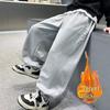 Boys' Winter 2025 Velvet Sweatpants - Trendy Long Pants for Kids