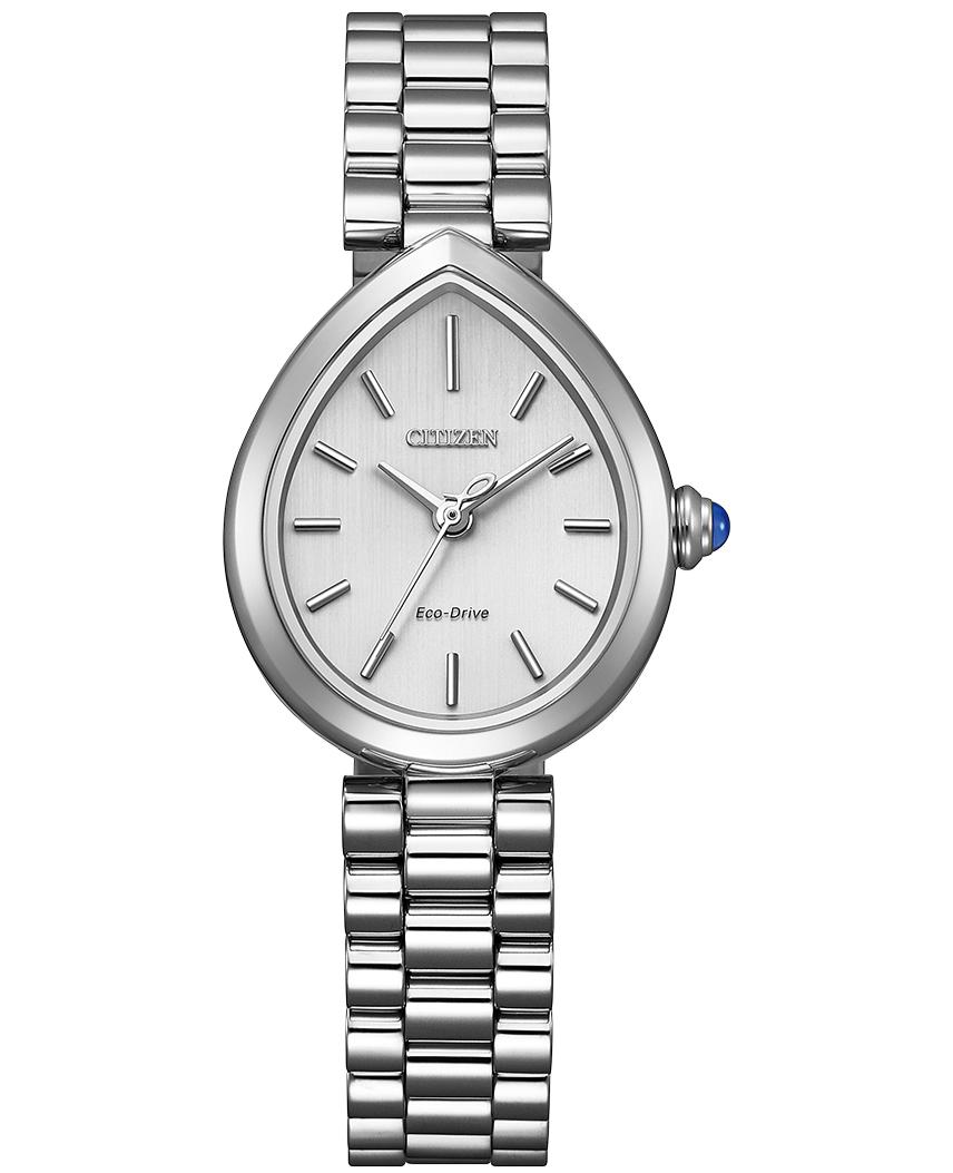 Женские часы CITIZEN L Rainell Eco-Drive с сапфировым стеклом EM1200-55A белый