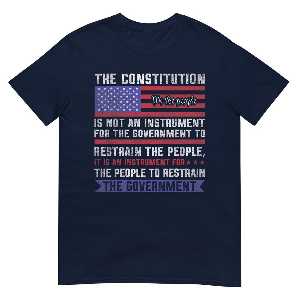 The Constitution Is An Instruunisext Us Patriotic TShirt S