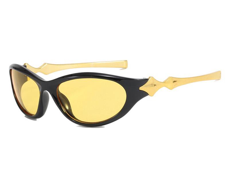 Designer Sunglasses Women Punk Y2K Anti-glare Sun Glasses European American Style UV Protection Fashion Eyewear
