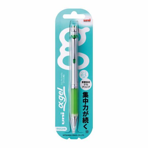uni Mitsubishi Pencil Mechanical Pencil Alpha Gel 0.5 Slim Yellow Green M5807GG1P.5
