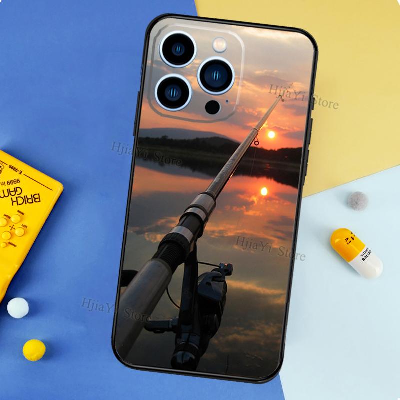 Fishing Tackle Case For iPhone 13 Pro Max 12 Mini 11 14 15 16 XS MAX XR Plus Silicone Phone Cover