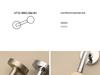 Antique Travertine Door Handle Set: Magnetic Silent Lock for Modern Interior Doors