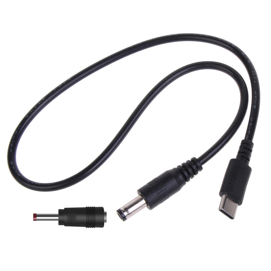 USB C To DC 5.5x2.1mm 3.5x1.35mm Power Cable with 9V 5V 12V 15V 20V PD Trigger for KiPRO LCD Monitors and More