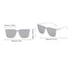 Fashion Trend Street Photo Sunglasses Trend One Piece Large Frame Square Rice Nail Sunglasses Female