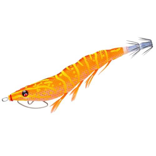 DUEL (Duel) Egi Squid Fishing Lure EZ-Q Cast Eating No. 3.5 Weight: 17g Kei Orange Orange Isosuji A1749-KOIE [Egging Fishing Tackle Fishing Tackle