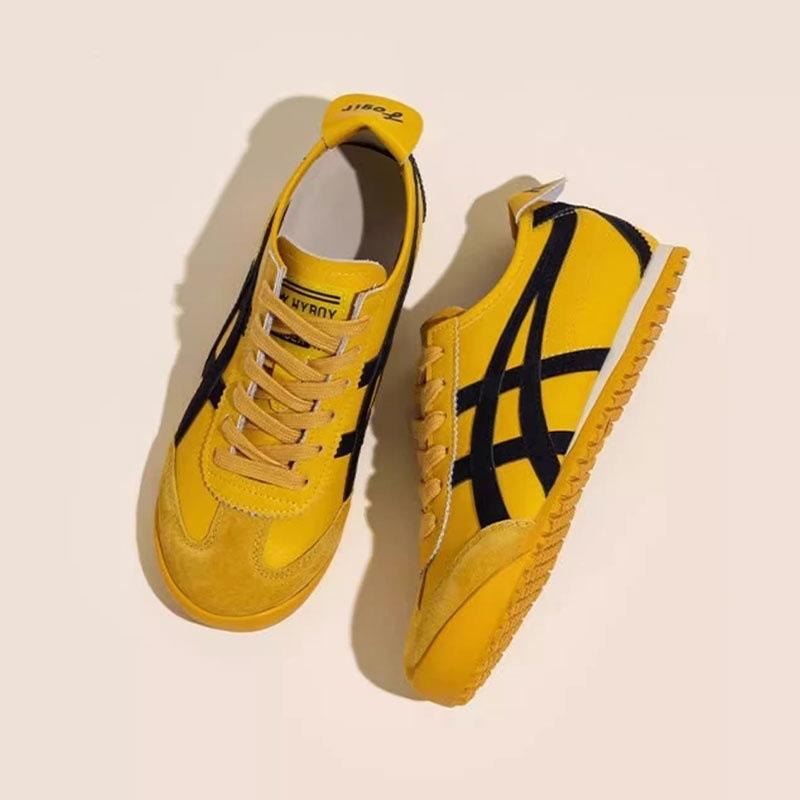 Vnitřní zvýšení výšky! Červené boty Dexun 2025 podzim nové americké retro ležérní sportovní boty na vysokém podpatku Forrest Gump