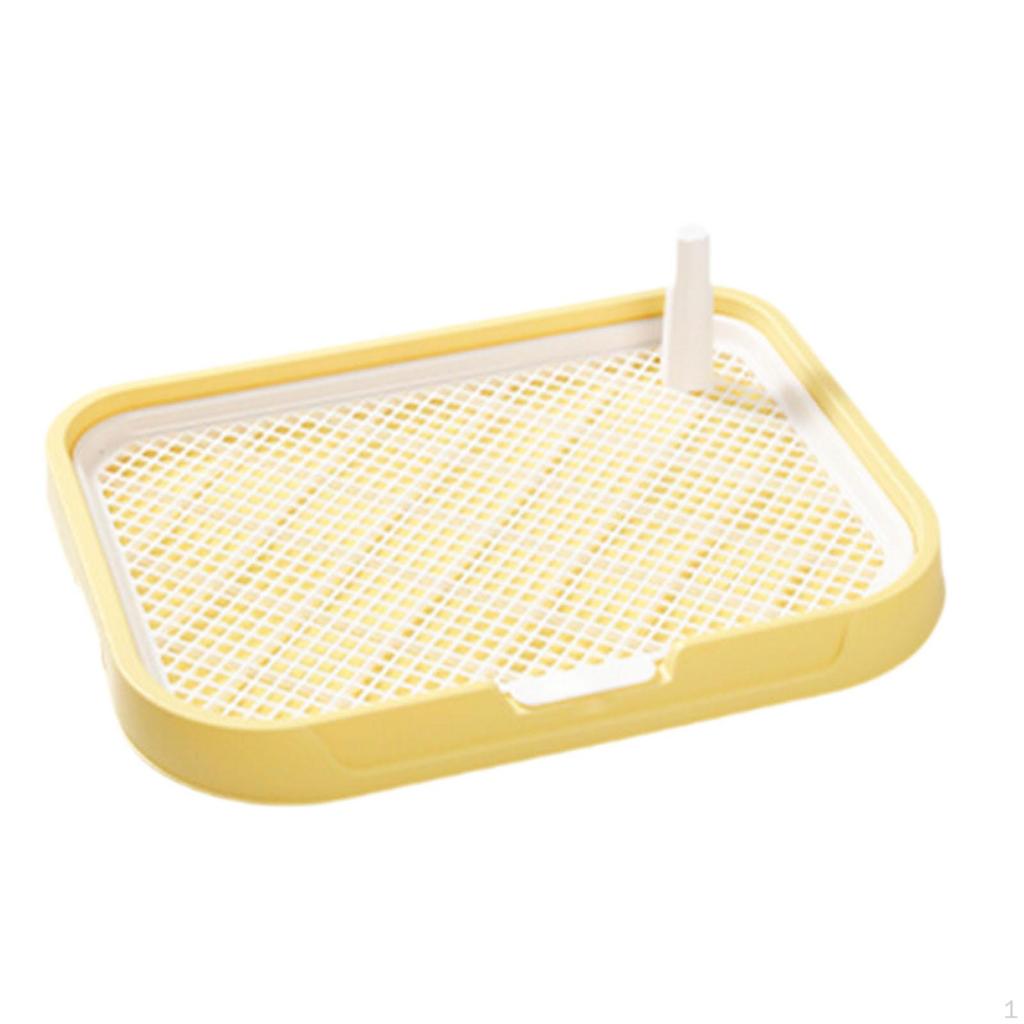 Dog Toilet Potty Tray Mesh Grids Litter Box for Bunny Other Pets