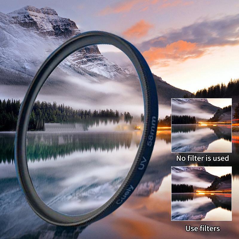 37 40.5 43 46 49 52 55 58 62 67 72 77 82Mm Lens Hd Uv Digital Filter Lens Protective Film For Canon Nikon Sony Slr Cameras 99.9%