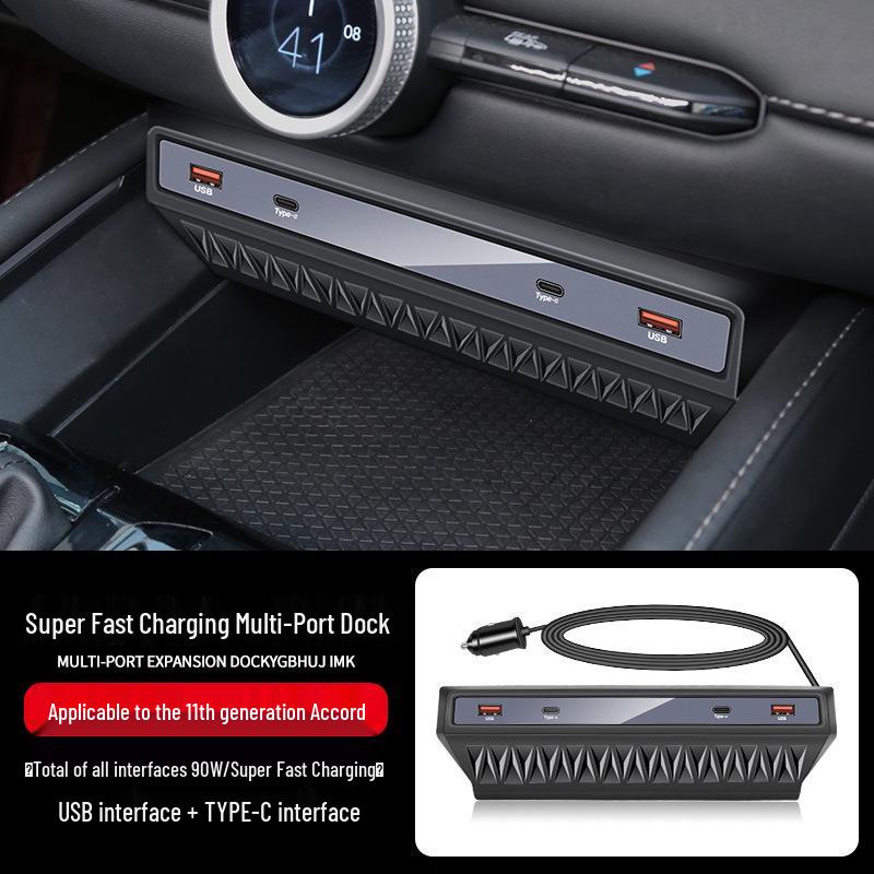 Honda Accord 2023 Central Control Dock with Fast USB Charging