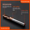 Taiwan 60° Tungsten Carbide 4-Flute Coated End Mill for Steel CNC Machining