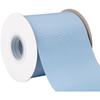 [Tekdeere]Width 100mm Solid French Blue Grosgrain Ribbon, Perfect for Gift Wrapping, Sewing, Hair Accessories, Wedding Decorations - 22 Meters/roll