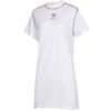 Neo Logo Solid Color Breathable Sports Casual Short Sleeve Dress Women Dresses White EJ7094