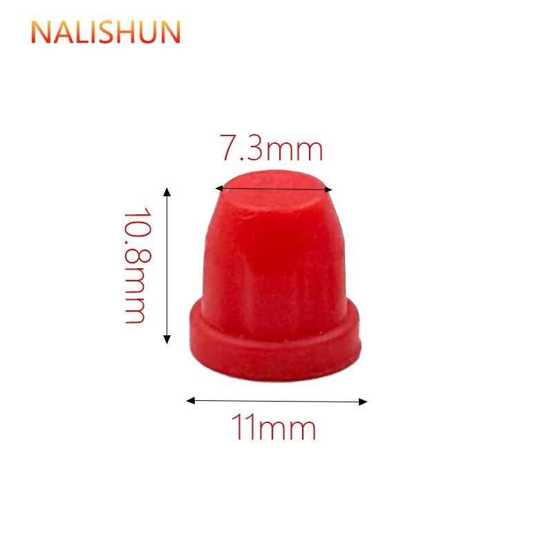 Motorcycle Brake Bleeding Oil Change Pump Tool with One Way Valve Hydraulic Clutch Valve Tube Set Hose Leak-Proof Exhaust Tube 10pcs- red caps