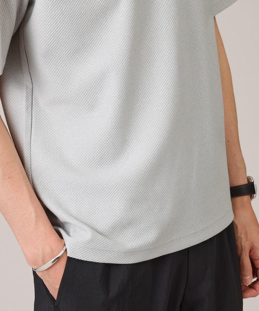 Takeo Kikuchi Men's Melange T-Shirt, Bishu Weave/Made In Japan, Light Gray (011) 04 (LL), 07031013