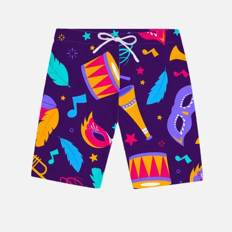 Funny Causal Pattern 3D Print Men's Short Pants Women 3D Printed Swimsuit Swim Trunks Beach Shorts Skateboard Sport Ice Shorts