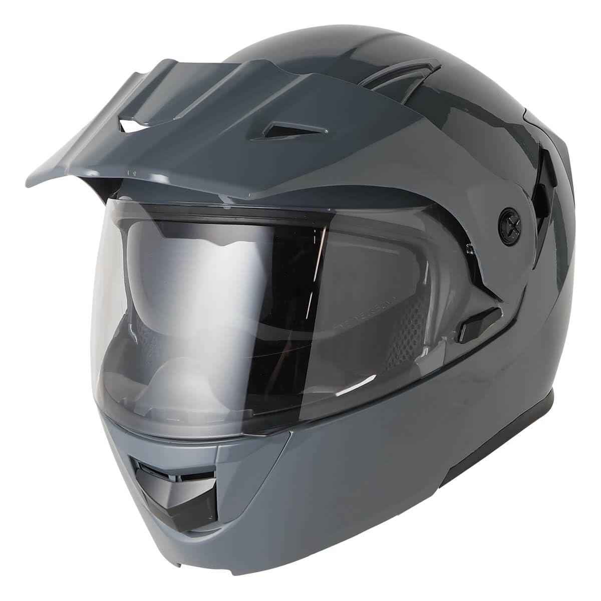 

ISHINO SHOKAI Motorcycle System Helmet Free Size Medium Gray Helmet, ISN21501, (Approx. 57-60cm),
