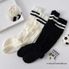 Girls' Striped Cotton Over-the-Knee High Socks - Summer Thin JK Style