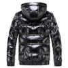 Mens Casual Outdoor Hooded Street Fashion Biker Solid Color Fashion Jacket