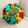 1PC Spiral Pattern Automatic Open/Close Umbrella Compact Folding Umbrella with 8-Rib Shaft lightweight esign, Fashion Lovers1224A