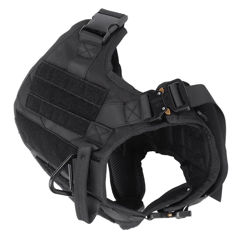 Dog Harness Pet Military Training Vest Harness Vest with Metal Buckle for Medium Large DogXL