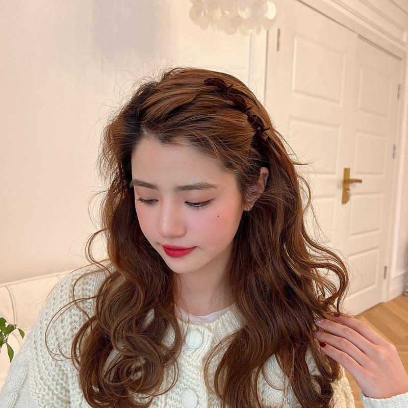 Vintage Women Flocking Hair Clips Braid Bang Barrettes Fashion Korean Girls Hairpins Korean Hair Accessories Hairgrip
