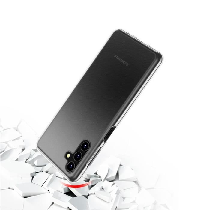 Coque et film de protection - VCOMP - Samsung Galaxy A13 5G - UltraSlim - Transparent - Verre Trempé