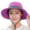 10PCS/LOT Parent-child Fishing Hat Outdoor Activity UV Protection UPF 50 Sun Hat Bucket Hat Womens Panama Hat Wide Brim Bob Hiking Hat