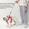 Removable Double Head Dog Rope Anti-Winding Dual Dog Leash Pet Walking Rope  Outdoor Walking