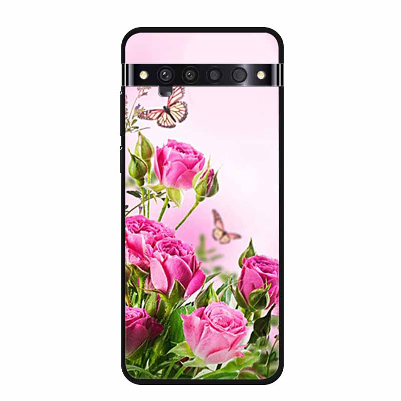 Für TCL 10 Pro Hüllen Weiches TPU Silikon Katze Löwe Rückseitenhüllen für TCL 10 Pro T799B T799H Cover Stoßfest Funda Capa TCL10Pro 6,47"