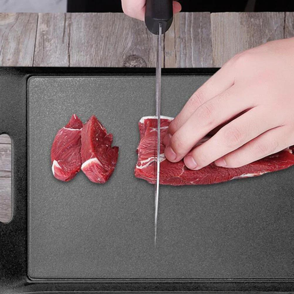 1 stk Grillpanne Jern Grillplate Grillbrett Komfyrplate for campinggrilling (Svart)