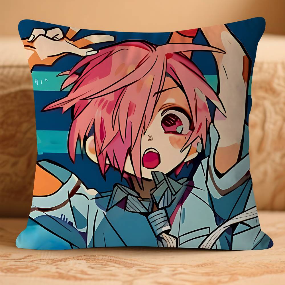 M-mitsuba ANIME Kissenbezug Abnehmbarer Waschbarer Kissenbezug – Ganzjahresweichleinen