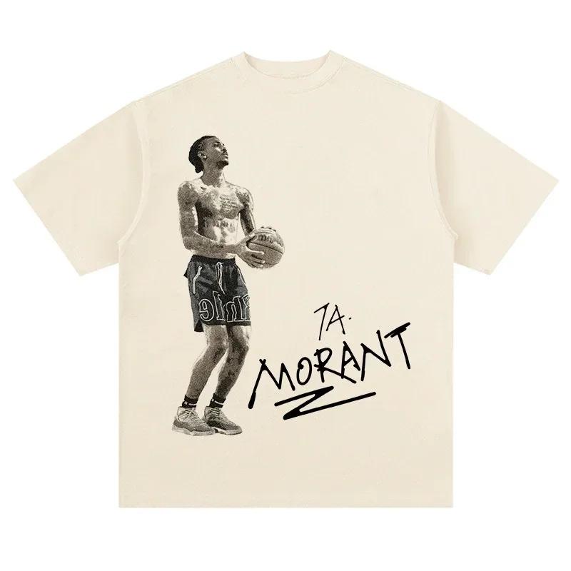 ZX TEE NBA star portrait short sleeved T-shirt  Printed Short Sleeve T-shirt Men Distress American Women Tshirt 2025