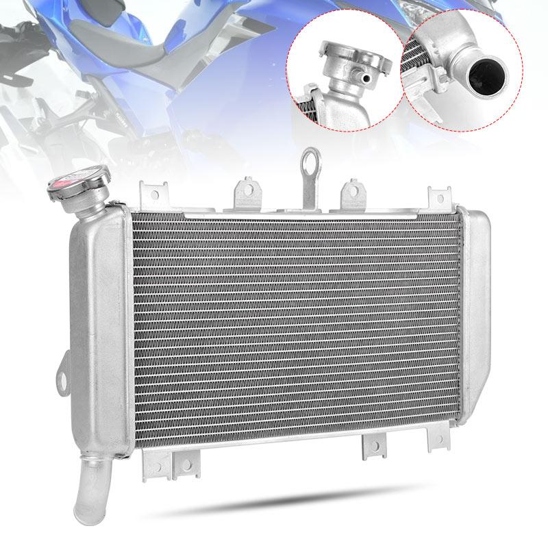 Silver Aluminum Radiator Cooler Cooling For Kawasaki Ninja 500 Z500 2024 Z400 Ninja 400 2018-2024 Z400 2019-2023 Motorcycle 1PC