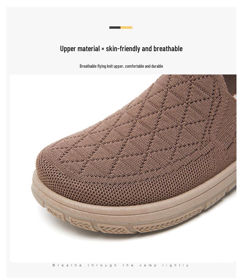 Women's Versatile Summer Low-Cut Slip-On Flat Shoes - Soft Sole Comfort for Mom