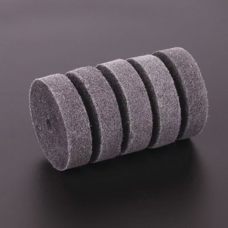 Fiber Polishing Wheel Kit, Round Head Installation Point, Compatible with Disc Sander and Bench Grinder, Suitable for Desktop Polisher
