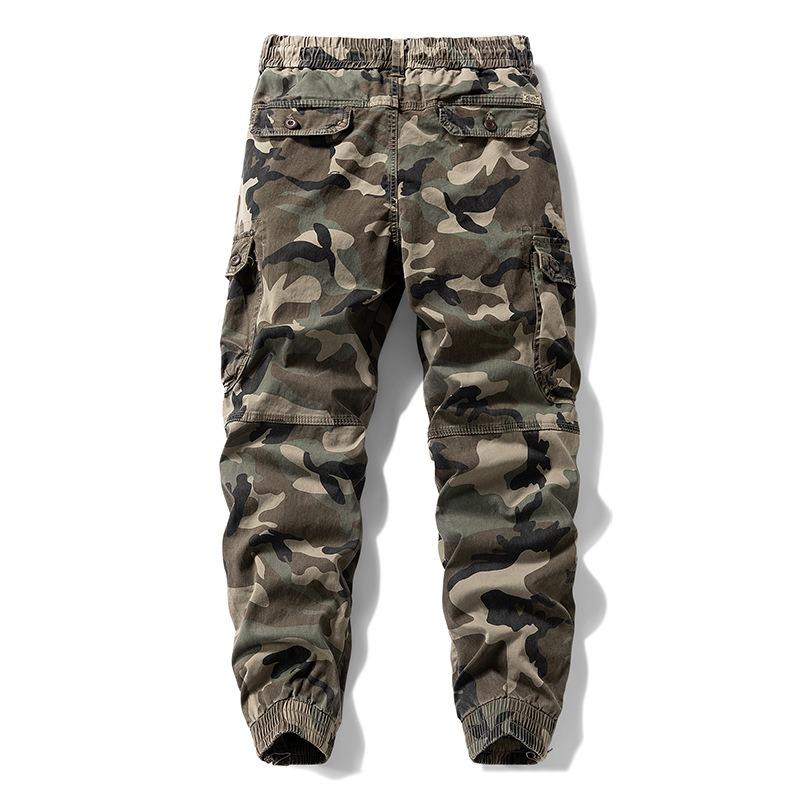 Summer New Overalls Men's Trendy Brand High-end Pants Men's Casual Loose Camouflage Pants Men's Trousers