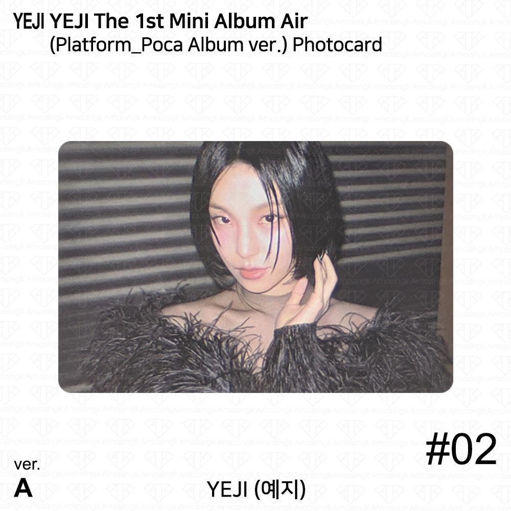 

Yeji The 1st Mini Album AIR Official Photocard Platform Poca album ver ITZY KPOP Photocard #2 (A ver.)