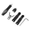 Drain Cleaner Cutter and Auger Set Stainless Steel Pipe Dredging Machine Cutter Head Set for 5 16 To 3 4 Inch Cables