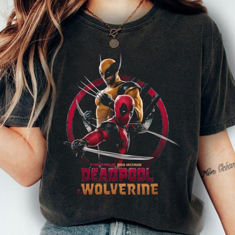 Deadpool and Wolverine Tshirt Unisex T-Shirt L