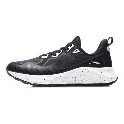 Protective Cloud Rebound Shock Absorption Low-Top Running Shoes Women Sneakers Black ARHR084-1