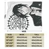Black Butlers  Flannel Blanket Autumn  Super Soft Bedding Throws for Kids Bedroom Graphic Bedspread Sofa Bed Cover