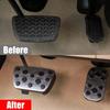 For Toyota Land Cruiser Prado FJ 150 2014 2015 -  Car Foot Accelerator Pedal Cover Gas Fuel Brake Non-Slips Pad Accessories