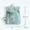 15 Inch Retro Chinese Style Canvas Backpack Handmade Embroidery Hanfu Artistic Zipper Drawstring Laptop Backpack for Women