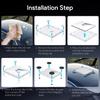 Quick Release Car Magnets Mounting Bracket High Grip Power Weather Resistant Phone Holder For Long Drives Outdoor Use